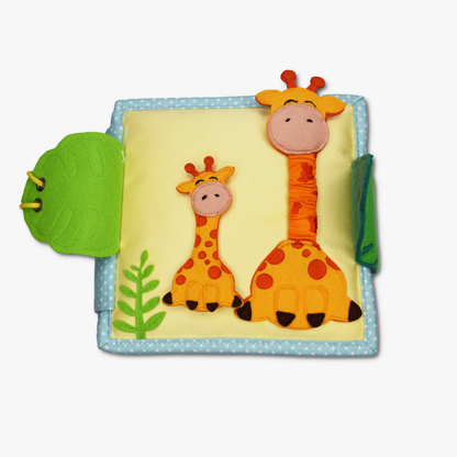 Jolly Jungle - 6 Seiten Mini Quiet Book