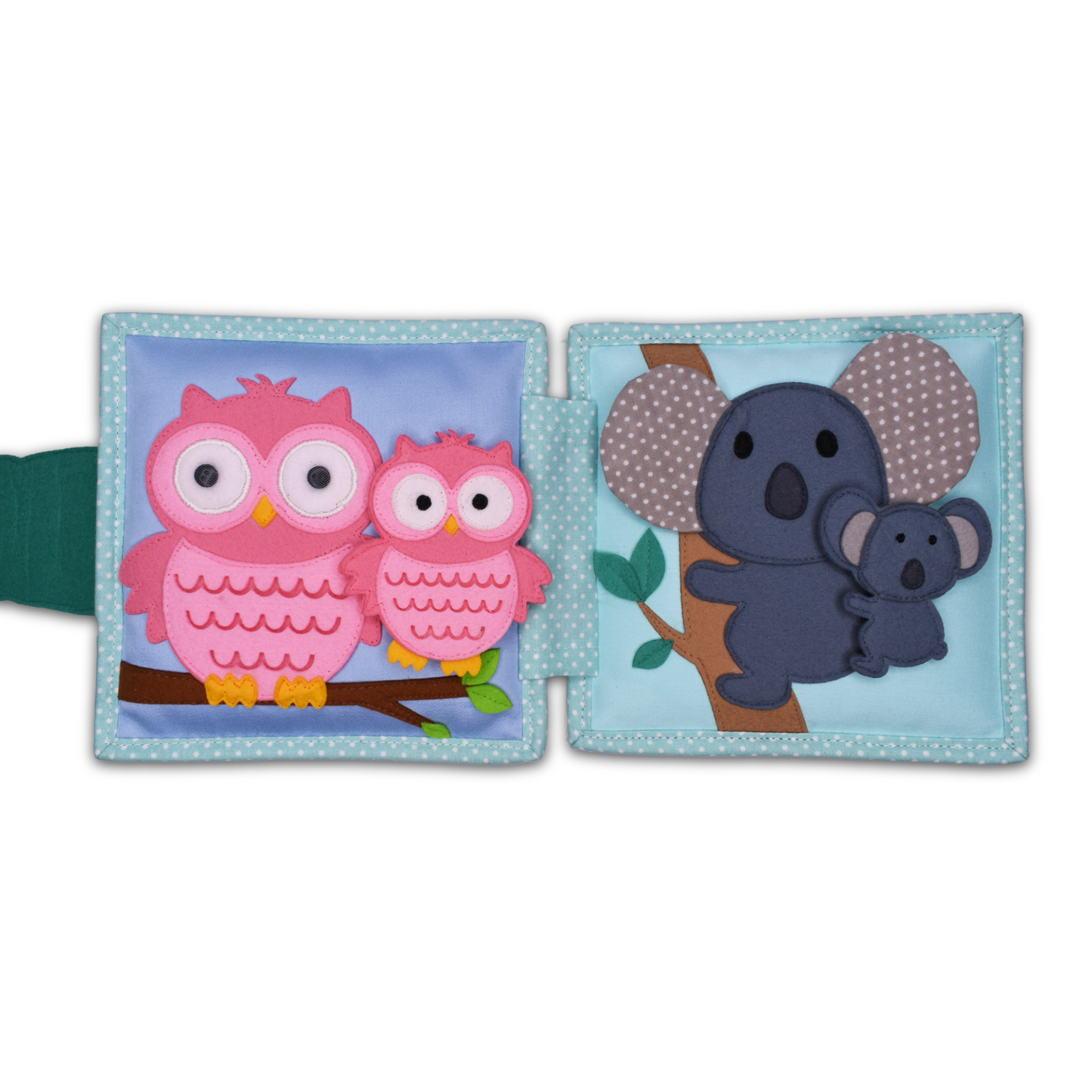 Jolly Jungle - 6 Seiten Mini Quiet Book