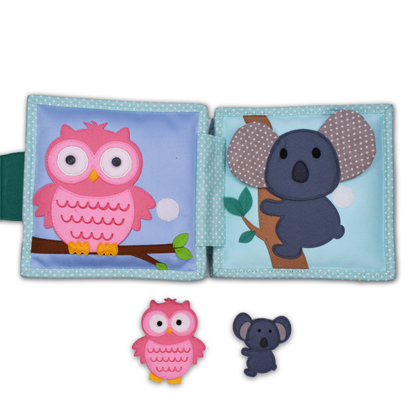 Jolly Jungle - 6 Seiten Mini Quiet Book